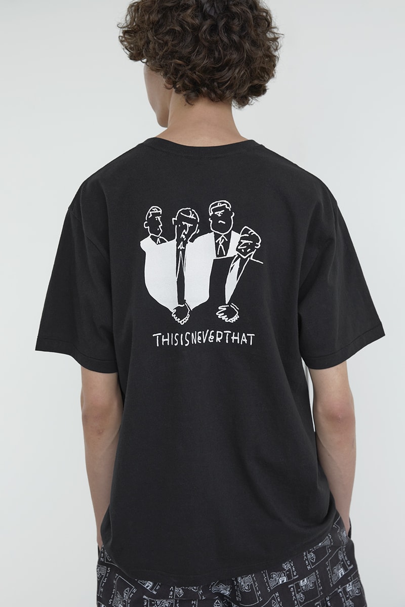 ディスイズネバーザットがアーティスト 長場雄とコラボしたカプセルコレクションを発売 thisisneverthat yu nagaba collab collection release info