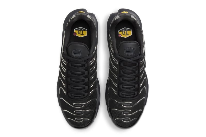 ナイキエアマックスプラスからメタリックシルバーのパーツが輝く新色モデルが登場 Nike Air Max Plus “Black/Metallic Silver” HJ9743-001 Release Info