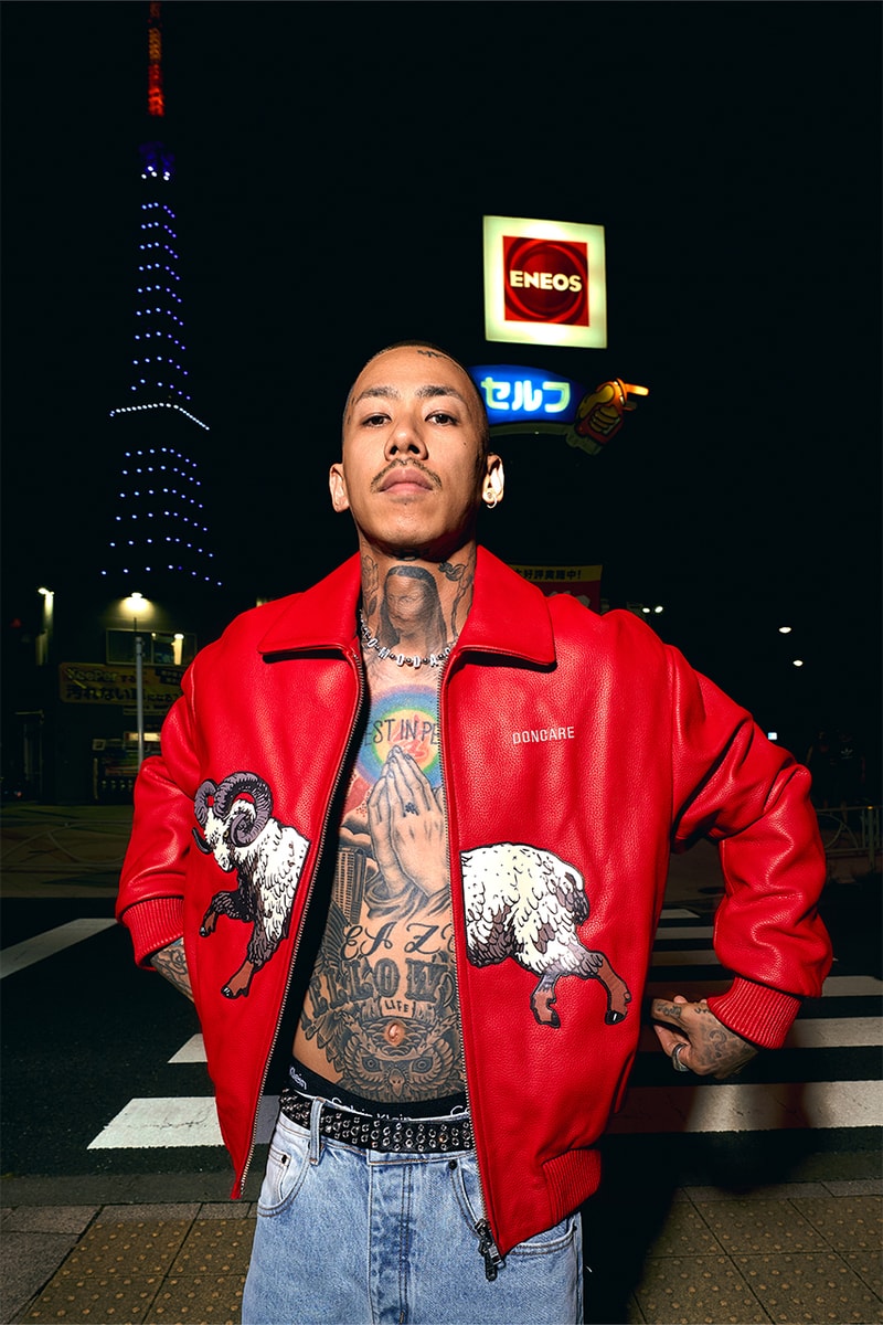 DONCARE のルックに千葉雄喜と JP THE WAVY が登場　yuki chiba ドンケア