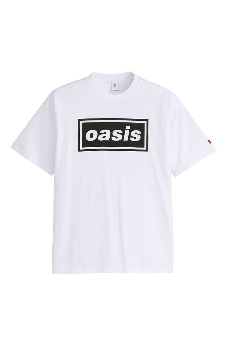 リーバイスとオアシスのコラボレーションTシャツが登場 levis band t shirt collection oasis collab t shirt release info