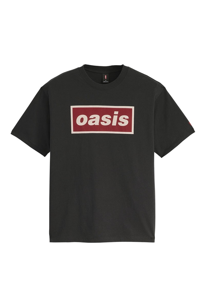 リーバイスとオアシスのコラボレーションTシャツが登場 levis band t shirt collection oasis collab t shirt release info