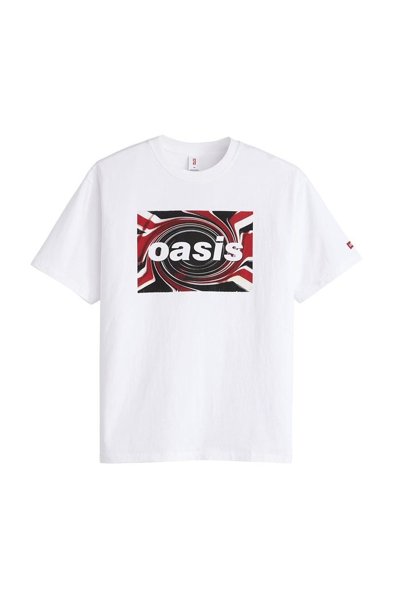 リーバイスとオアシスのコラボレーションTシャツが登場 levis band t shirt collection oasis collab t shirt release info