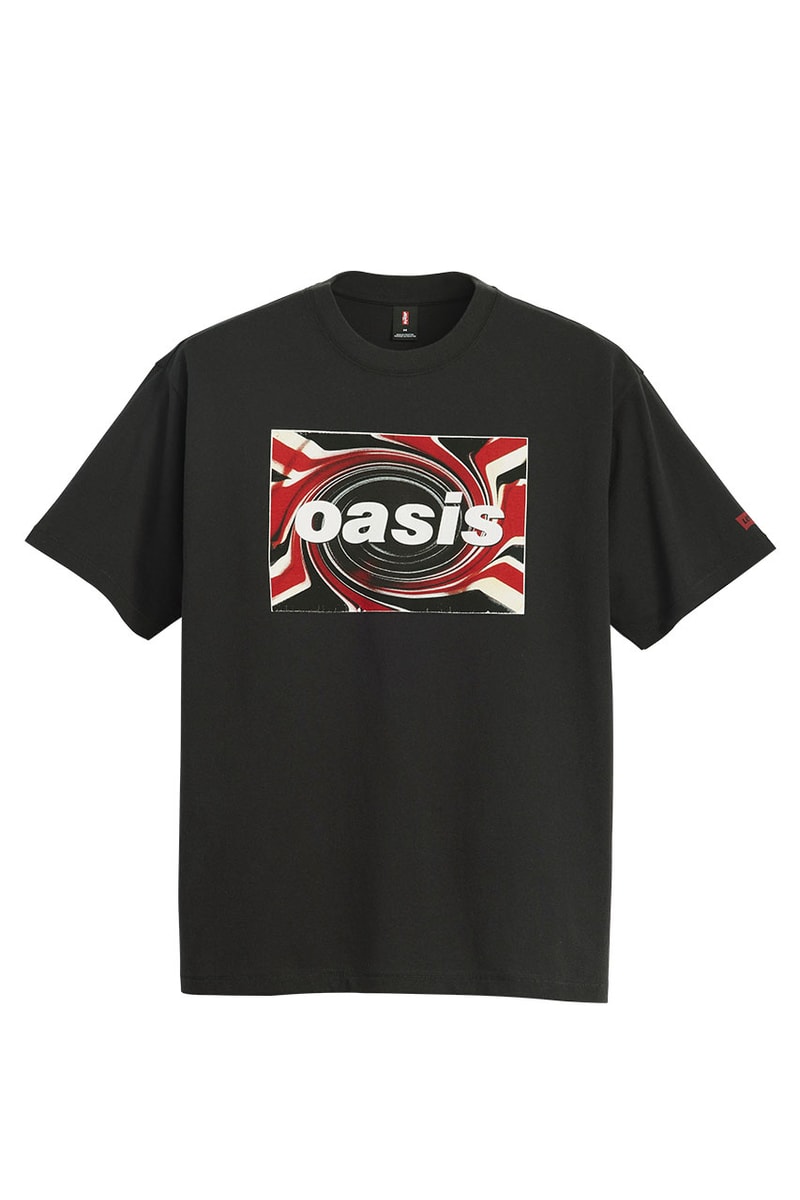 リーバイスとオアシスのコラボレーションTシャツが登場 levis band t shirt collection oasis collab t shirt release info