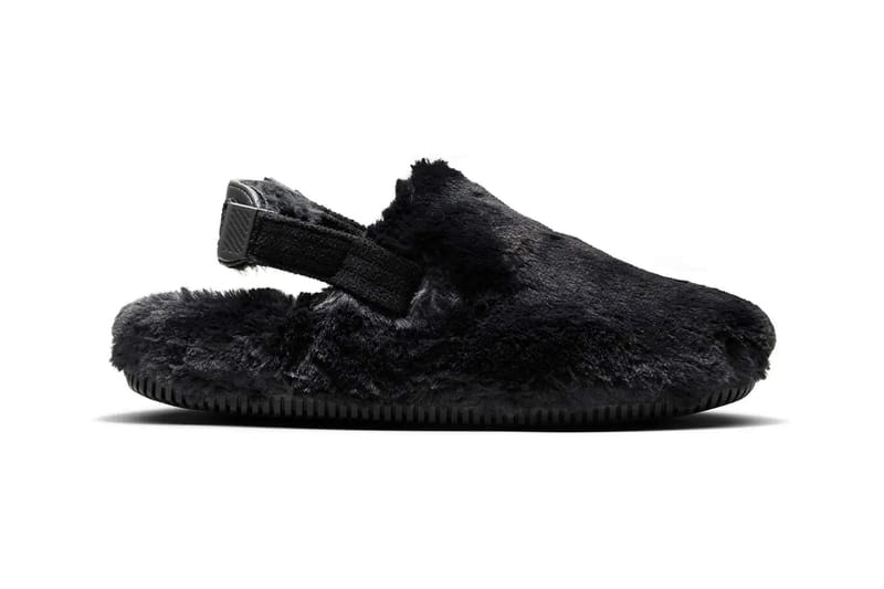 ナイキよりホリデーシーズンに向けたカームミュールの新作3型が登場 Nike's Calm Mule Gets Furry Makeover Holiday Season balck pink sanddrift beige FZ3119-001 FZ3118-100 FZ3119-600