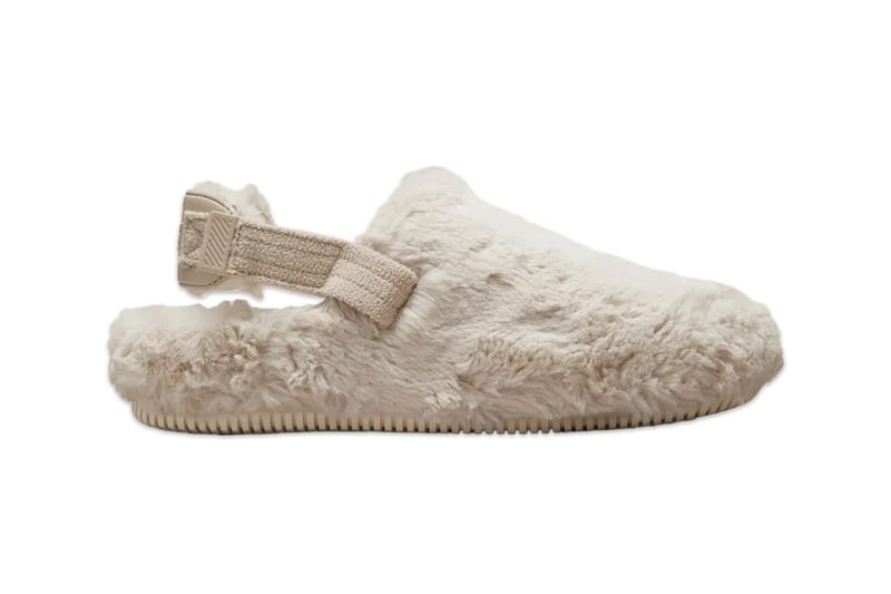 ナイキよりホリデーシーズンに向けたカームミュールの新作3型が登場 Nike's Calm Mule Gets Furry Makeover Holiday Season balck pink sanddrift beige FZ3119-001 FZ3118-100 FZ3119-600