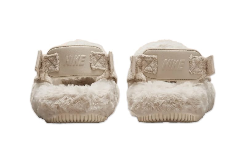 ナイキよりホリデーシーズンに向けたカームミュールの新作3型が登場 Nike's Calm Mule Gets Furry Makeover Holiday Season balck pink sanddrift beige FZ3119-001 FZ3118-100 FZ3119-600