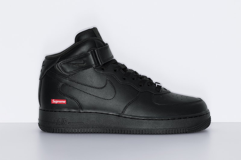 シュプリーム x ナイキ エアフォース 1 ミッドが発売 Supreme Nike Air Force 1 Mid release info