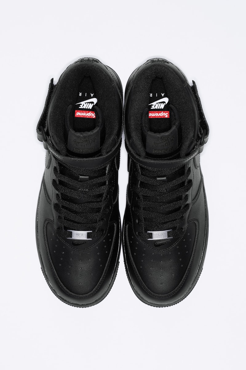 シュプリーム x ナイキ エアフォース 1 ミッドが発売 Supreme Nike Air Force 1 Mid release info