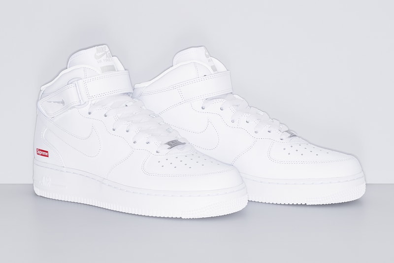 シュプリーム x ナイキ エアフォース 1 ミッドが発売 Supreme Nike Air Force 1 Mid release info
