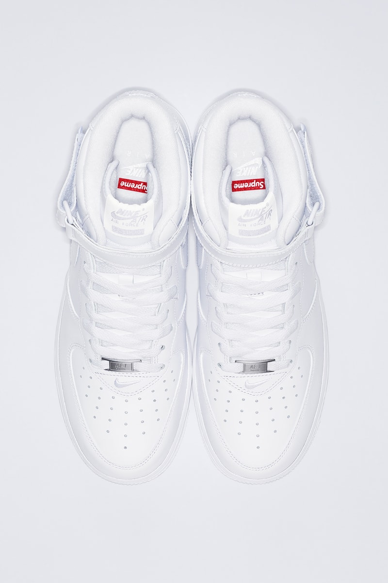 シュプリーム x ナイキ エアフォース 1 ミッドが発売 Supreme Nike Air Force 1 Mid release info