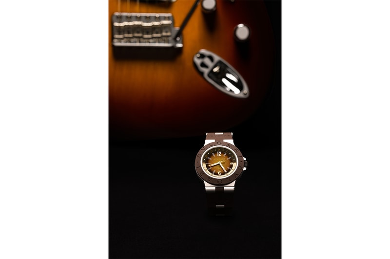 BVLGARI と FENDER®︎ の異色コラボによる“アルミニウム”と“ストラトキャスター”が登場　ブルガリ フェンダー