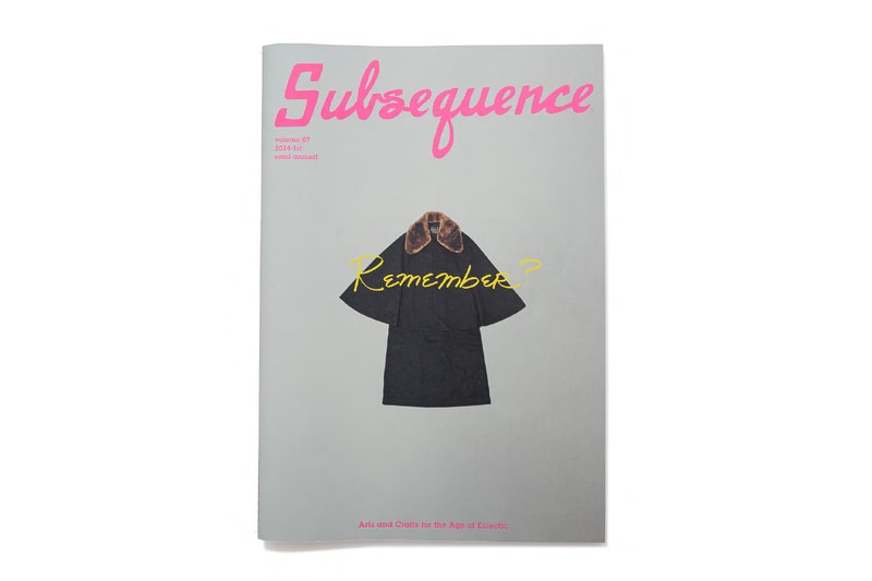 ビズビム 発行の雑誌『サブシークエンス』vol.7の刊行記念イベントが開催 visvim 『Subsequence』vol.7 info