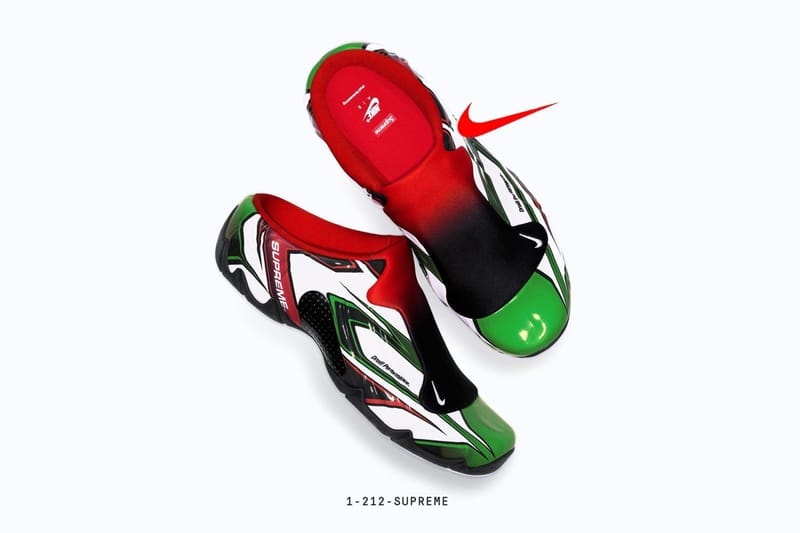 supreme nike clogposite clog mule shoe fall 2024 season collaborative shoe teaser launch details preview photos look