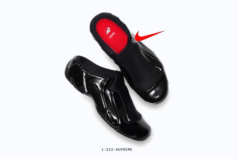 supreme nike clogposite clog mule shoe fall 2024 season collaborative shoe teaser launch details preview photos look