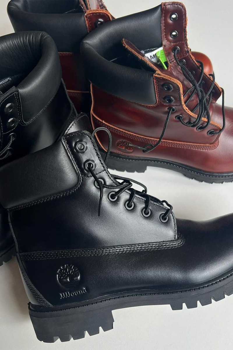 ジョウンドがティンバーランドとの初コラボブーツを公開 JJJJound x TIMBERLAND fall winter 2024 release info