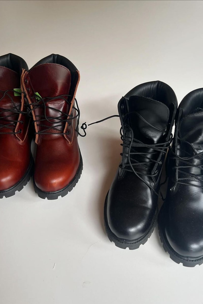 ジョウンドがティンバーランドとの初コラボブーツを公開 JJJJound x TIMBERLAND fall winter 2024 release info
