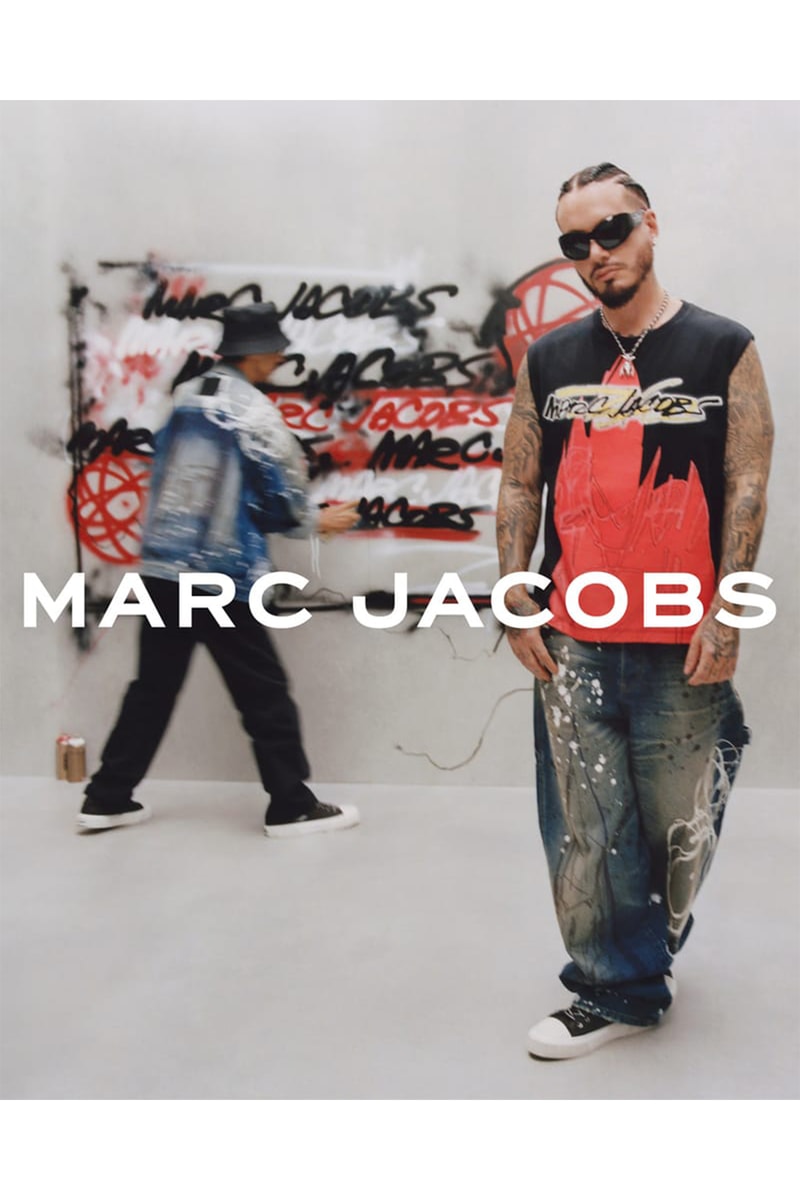 マーク ジェイコブスがフューチュラとのコラボカプセルコレクションを発表 Marc Jacobs Reunites With Futura for 40th-Anniversary Collaboration Release Info Camapaign J Balvin Paloma Elsesser