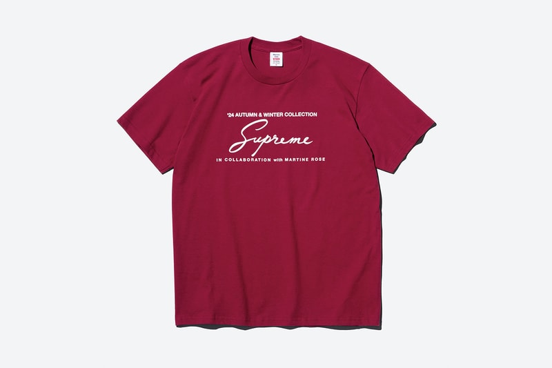 シュプリームがマーティン・ローズとのコラボコレクションを発表 Supreme x Martine Rose fall winter 2024 release info
