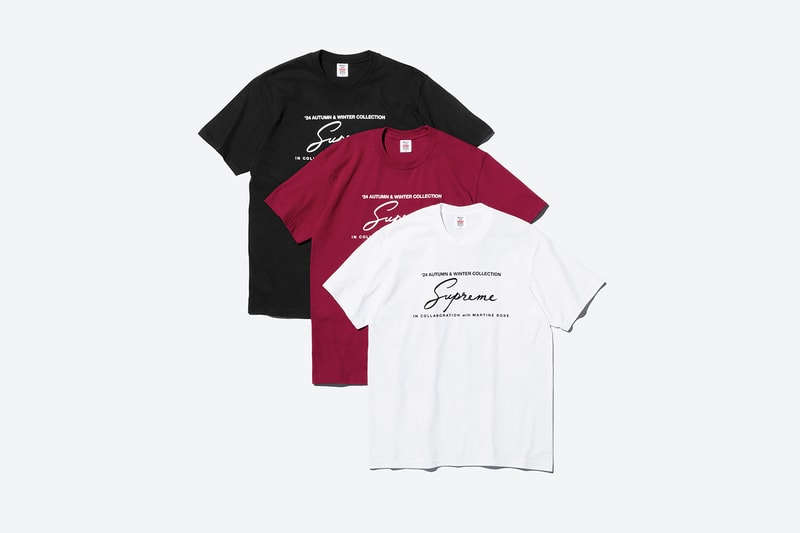 シュプリームがマーティン・ローズとのコラボコレクションを発表 Supreme x Martine Rose fall winter 2024 release info