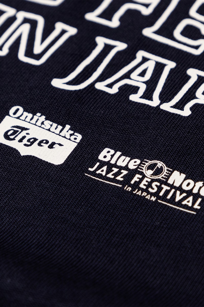 ブルーノート・ジャズ・フェスティバル x オニツカタイガーによるコラボレーションTシャツが発売決定 Blue Note JAZZ FESTIVAL Onitsuka Tiger t-shirts release info