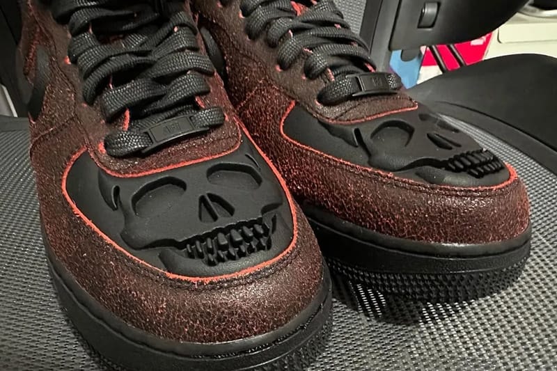 ナイキエアフォース1ローからスカルモチーフを大胆にあしらった新色 “ハロウィーン”が登場 Nike Air Force 1 Low Halloween 2024 HV2016-001 Release Info