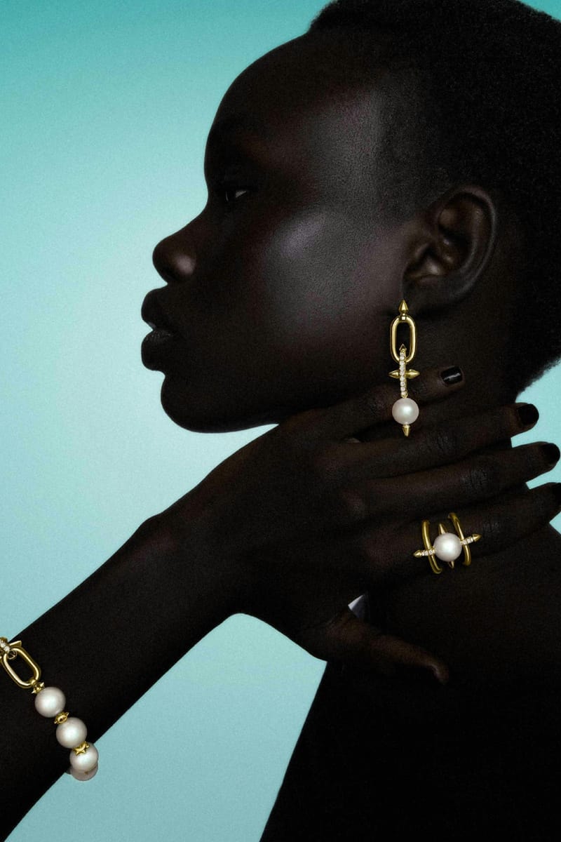 ファレル・ウィリアムスとティファニーのコラボラインよりパールを使った新作が登場 Pharrell Williams Goes Full Pearls for New Tiffany Titan Collection freshwater pearls inspiration king of atlantis 