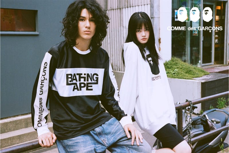 A BATHING APE® x COMME des GARÇONS による2024年秋冬コレクションが到着