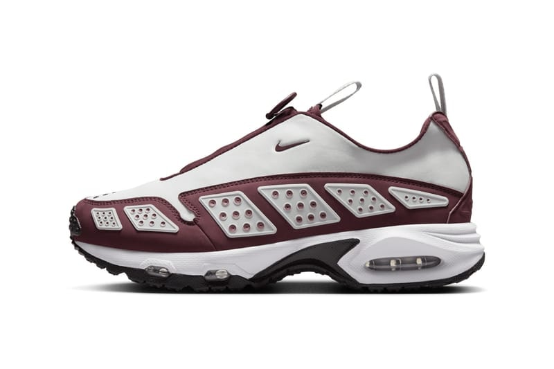 ナイキエアサンダーマックスから新色 “ナイトマルーン”が登場 Nike Air Max Sunder Surfaces in "White/Burgundy" Release Info Fuchsia Flash, Canyon Gold, and Electric Green fall 2024 FZ2068-002 night maroon