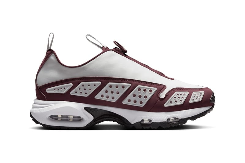 ナイキエアサンダーマックスから新色 “ナイトマルーン”が登場 Nike Air Max Sunder Surfaces in "White/Burgundy" Release Info Fuchsia Flash, Canyon Gold, and Electric Green fall 2024 FZ2068-002 night maroon