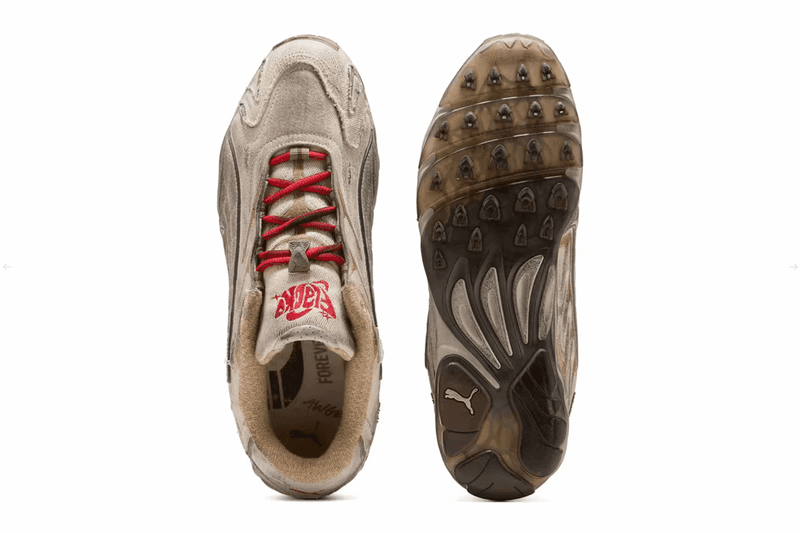 エイサップ・ロッキーとプーマの新作インヘイル OGが公開 PUMA and A$AP Rocky’s New Inhale OG is Dirtied and Distressed
