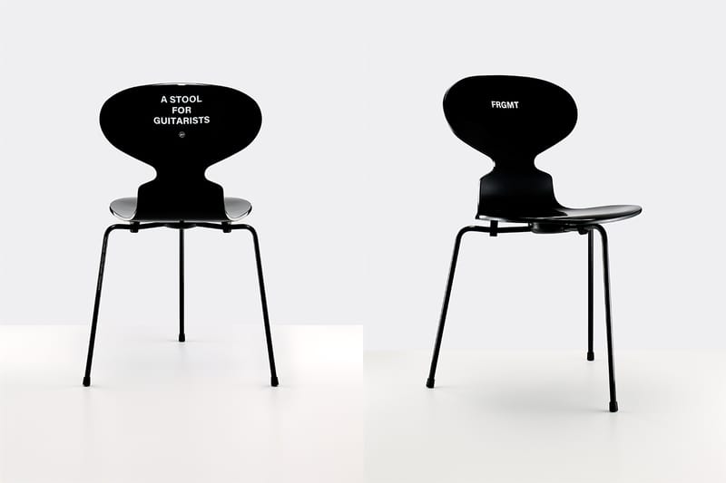 FRITZ HANSEN x fragment design の第2弾コラボはギタリストのための3本脚アリンコチェア