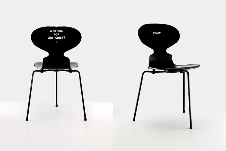 FRITZ HANSEN x fragment design の第2弾コラボはギタリストのための3本脚アリンコチェア