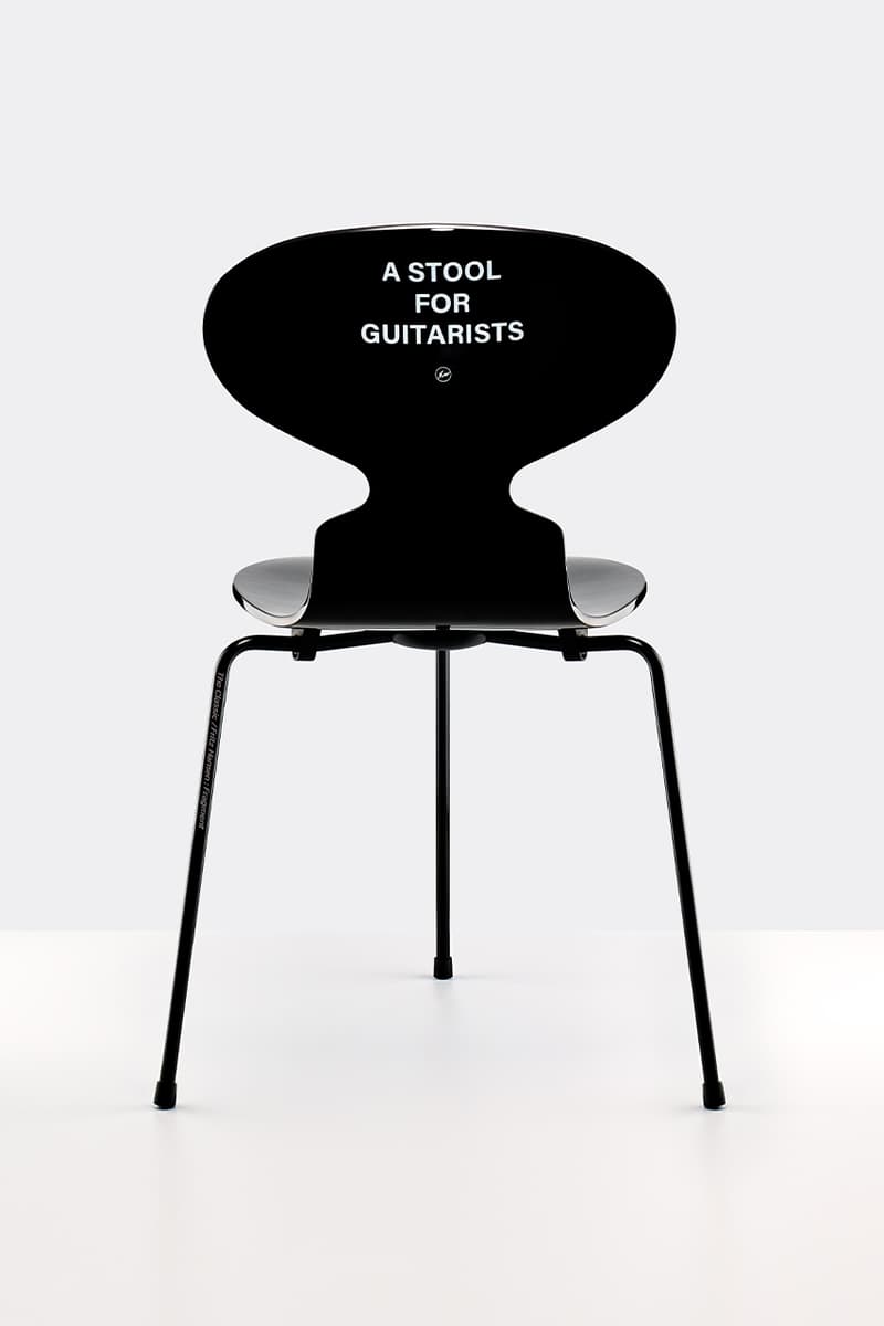 FRITZ HANSEN x fragment design の第2弾コラボはギタリストのための3本脚アリンコチェア 藤原ヒロシ フラグメントデザイン フリッツハンセン