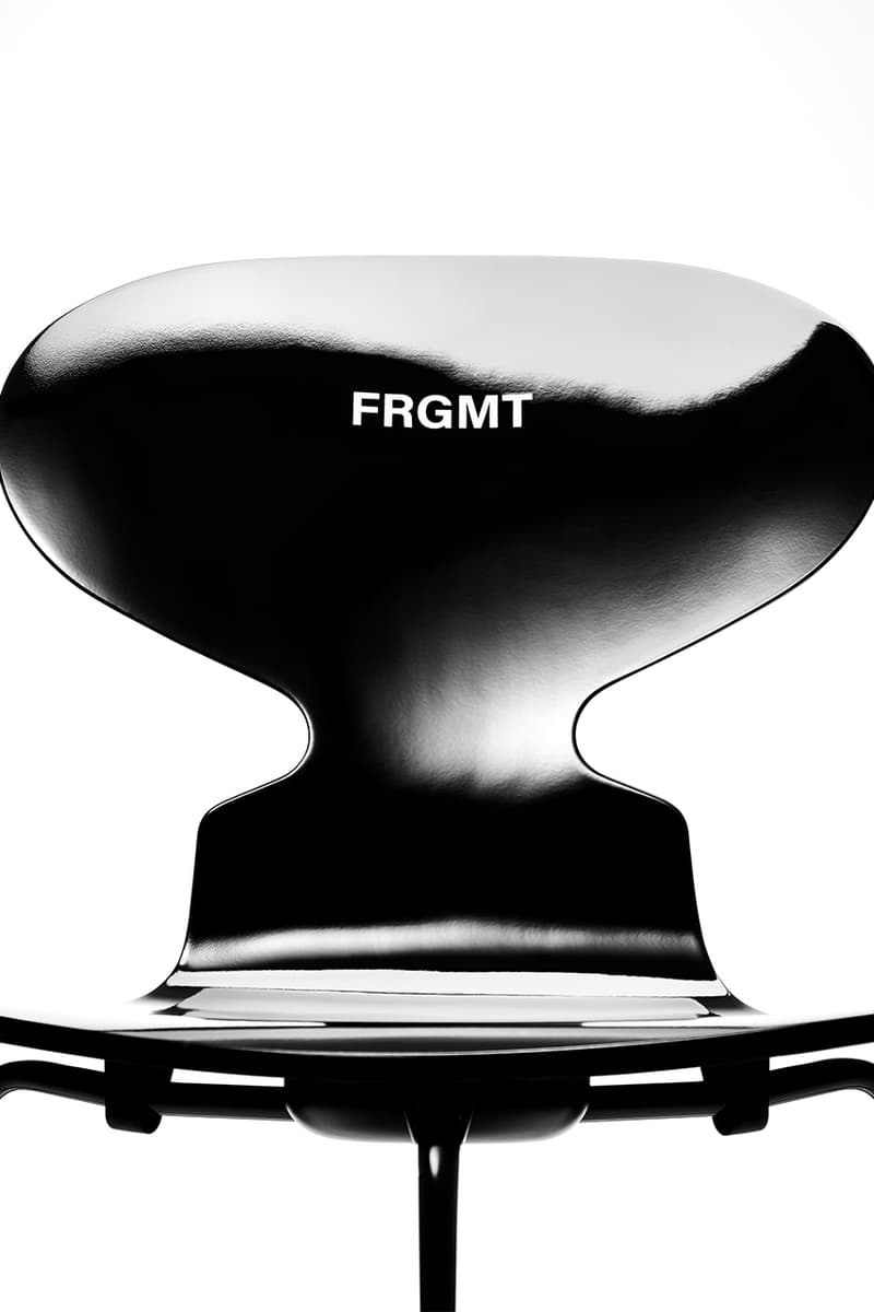 FRITZ HANSEN x fragment design の第2弾コラボはギタリストのための3本脚アリンコチェア 藤原ヒロシ フラグメントデザイン フリッツハンセン