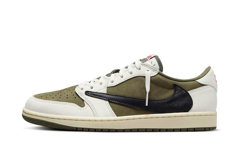 トラヴィス・スコット x Air Jordan 1 Low “Reverse Olive” の国内発売情報が解禁