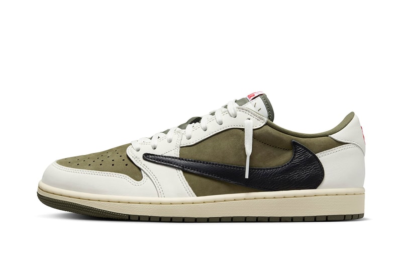トラヴィス・スコット x エア ジョーダン 1 ロー “リバース オリーブ” の国内発売情報が解禁 Travis Scott x Air Jordan 1 Low OG “Medium Olive” official images