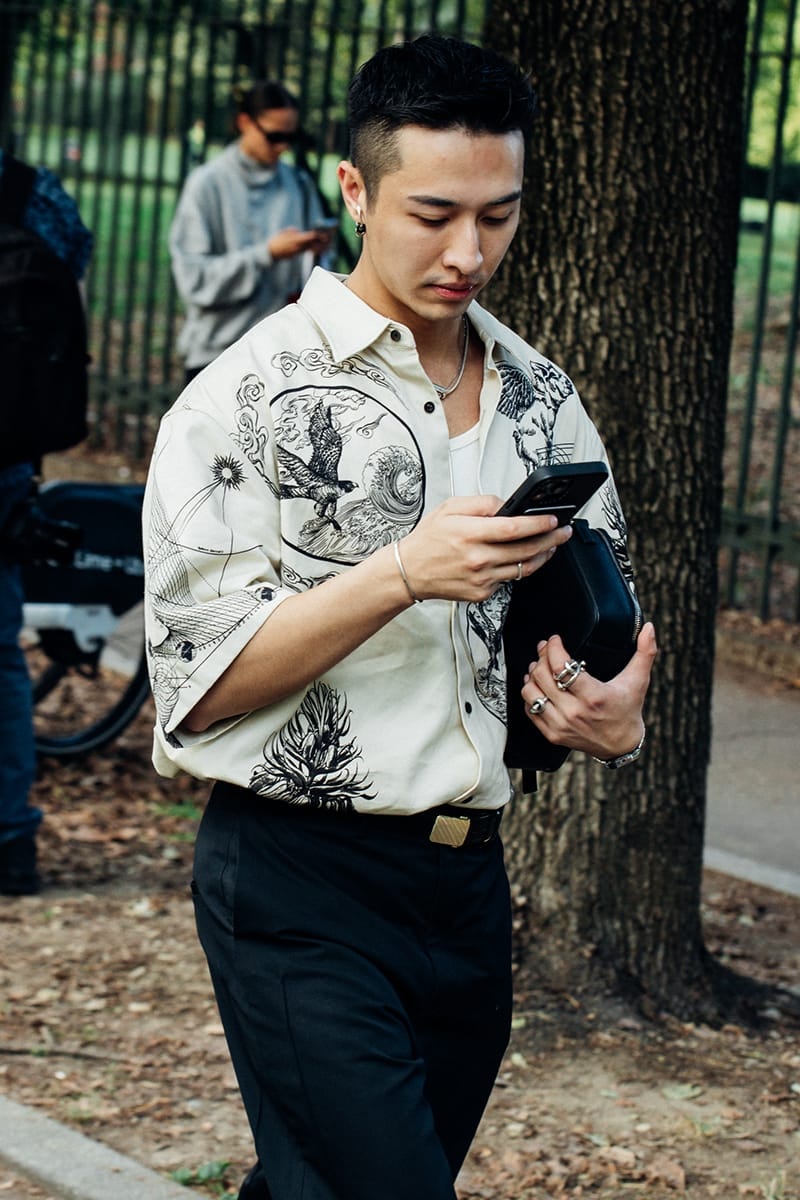 ミラノ・ファッションウィーク・ウィメンズ 2025年春夏 Milan Fashion Week SS25 Street Style prada bottega veneta versace diesel glenn maartens asap rocky rihanna