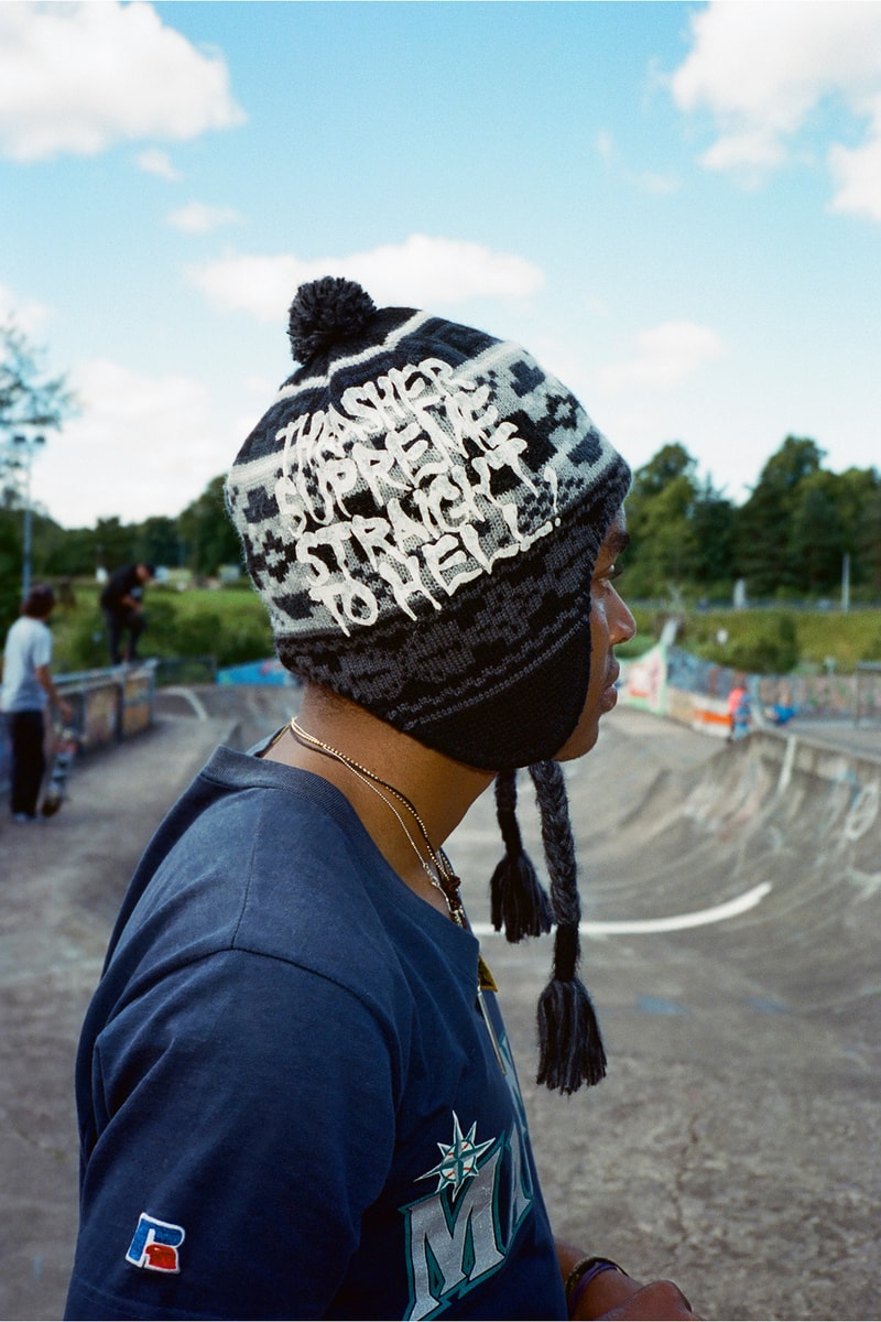 シュプリームが『スラッシャー』との最新コラボカプセルコレクションを発表 sacai NEW ERA® Gonz release info