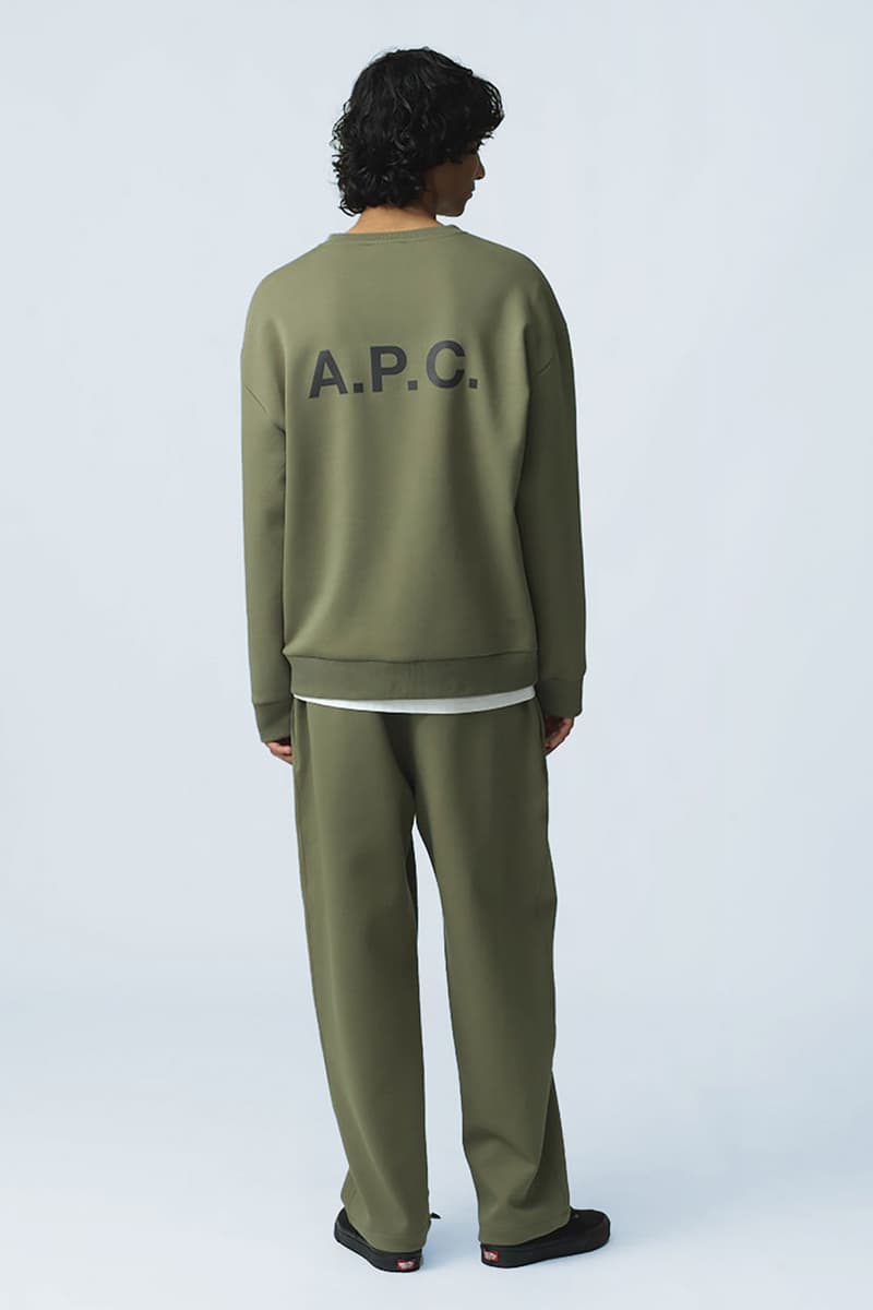 ロンハーマンよりアー・ペー・セーの最新別注アイテムが発売 a.p.c. for ron herman exclusive reflection sweat pants release info