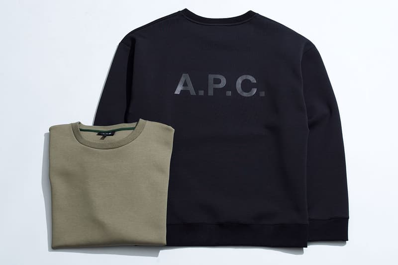 ロンハーマンよりアー・ペー・セーの最新別注アイテムが発売 a.p.c. for ron herman exclusive reflection sweat pants release info