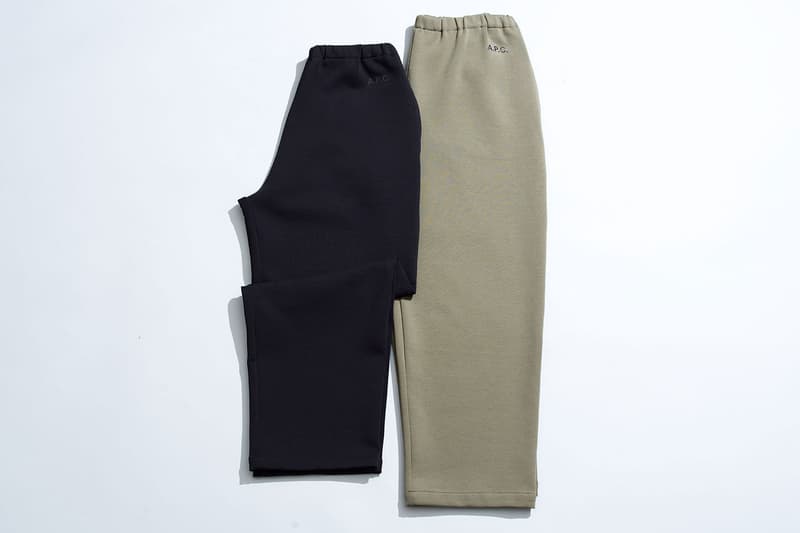 ロンハーマンよりアー・ペー・セーの最新別注アイテムが発売 a.p.c. for ron herman exclusive reflection sweat pants release info