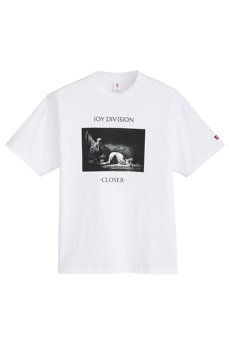 リーバイス®が英ロックバンド ジョイディヴィジョンおよびニューオーダーとのコラボTシャツを発売 levis joy division new order collab t shirt release info