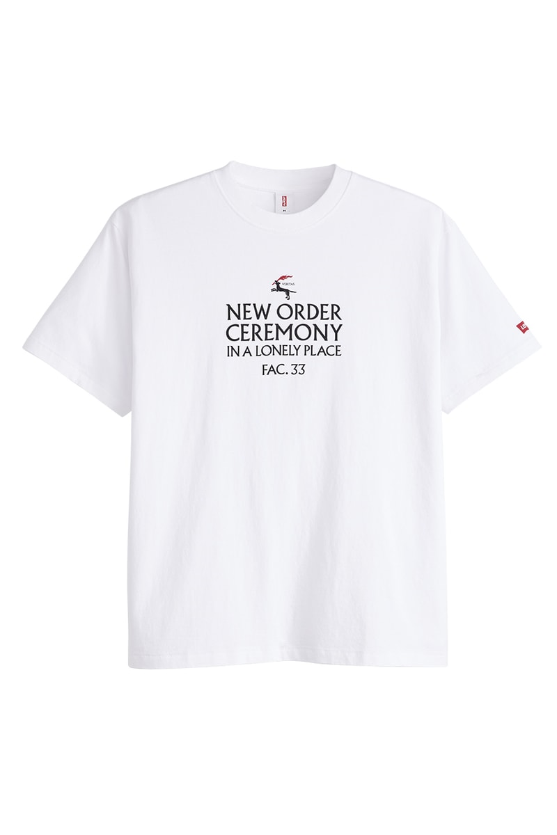 リーバイス®が英ロックバンド ジョイディヴィジョンおよびニューオーダーとのコラボTシャツを発売 levis joy division new order collab t shirt release info
