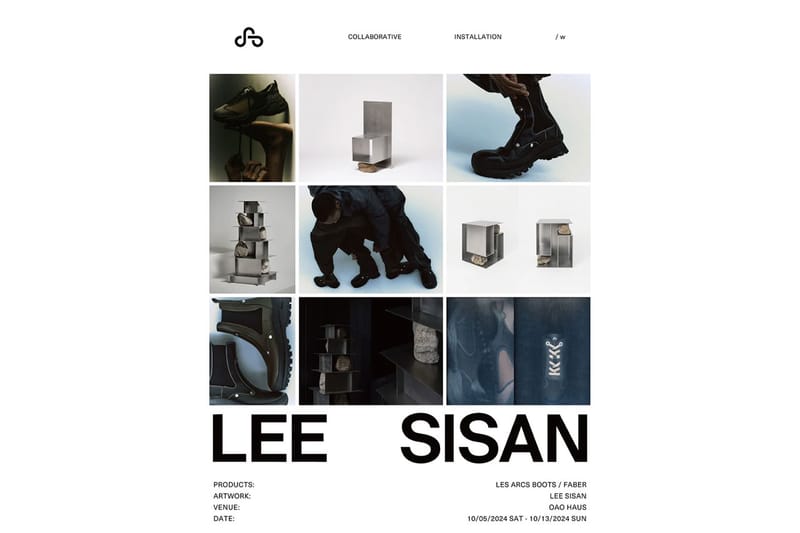 OAO が韓国のデザイナー/アーティスト LEE SISAN とのコラボレーション展示を開催