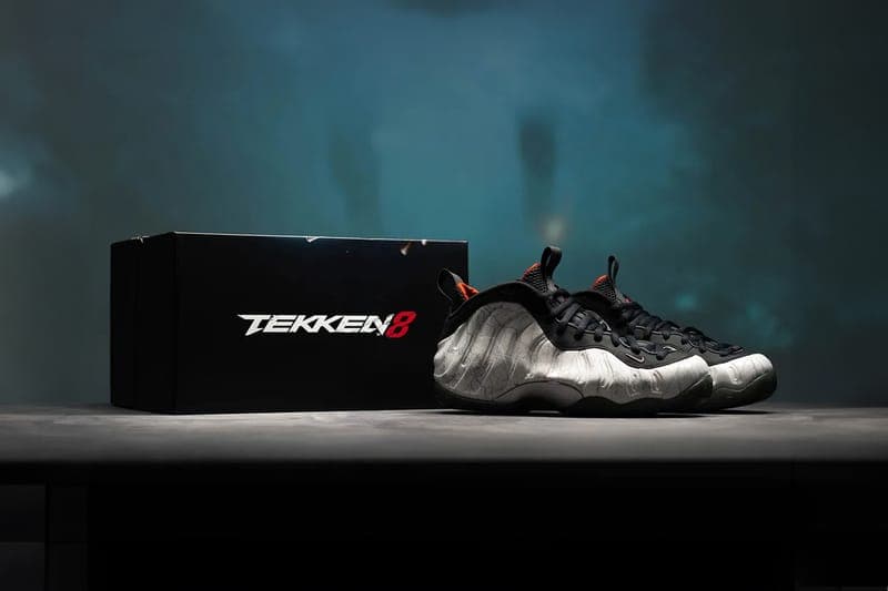 ナイキと鉄拳8とのコラボ エアフォームポジットワン “ジン カザマ” をチェック First Look at the 'Tekken 8' X Nike Air Foamposite One "Jin Kazama" Release Info Dust/Metallic Dark Grey-Off Noir