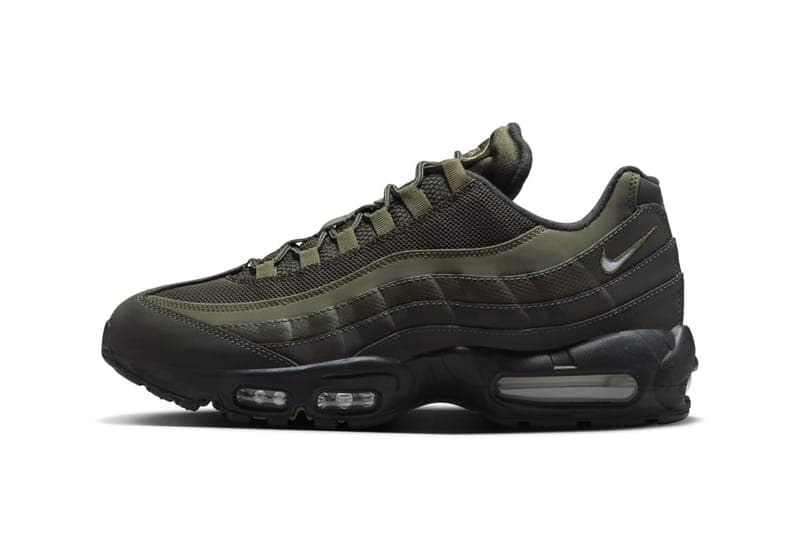 ナイキから森林をイメージしたエアマックス95の新色モデルが登場 Nike Air Max 95 Arrives in a Tonal "Sequoia" Release Info HQ3825-300 Sequoia/White-Cargo Khaki-Medium Olive-Black fall 2024