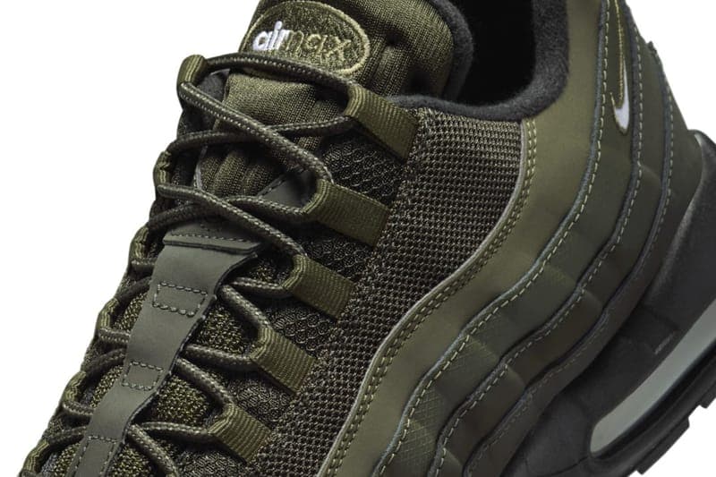 ナイキから森林をイメージしたエアマックス95の新色モデルが登場 Nike Air Max 95 Arrives in a Tonal "Sequoia" Release Info HQ3825-300 Sequoia/White-Cargo Khaki-Medium Olive-Black fall 2024