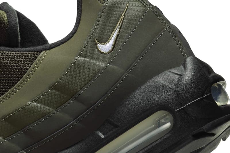 ナイキから森林をイメージしたエアマックス95の新色モデルが登場 Nike Air Max 95 Arrives in a Tonal "Sequoia" Release Info HQ3825-300 Sequoia/White-Cargo Khaki-Medium Olive-Black fall 2024