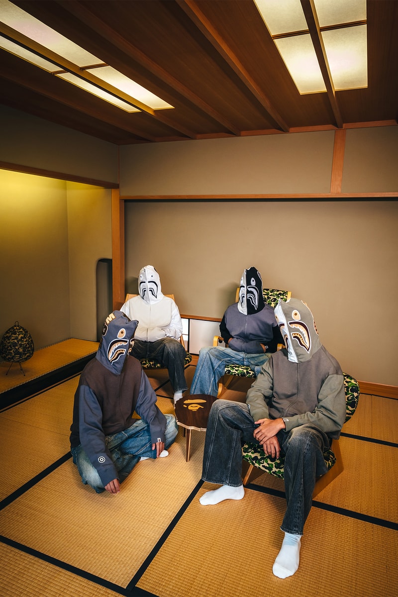 ア・ベイシング・エイプがシャークフーディの20周年を記念したポップアップイベントを開催 A BATHING APE® SHARK HOODIE POPUP STORE
