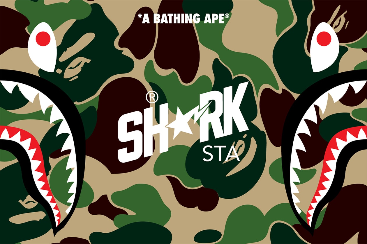 ア・ベイシング・エイプがシャークフーディの20周年を記念したポップアップイベントを開催 A BATHING APE® SHARK HOODIE POPUP STORE